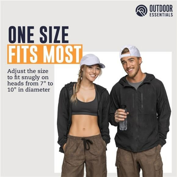 Breathable Quick Dry Running Hat Lightweight Workout Cap Tennis Golf Hat - Picture 5 of 8